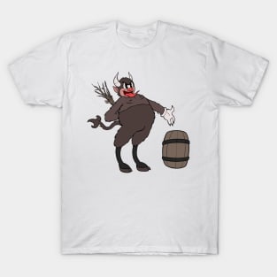 Krampus 1930s rubberhose style T-Shirt